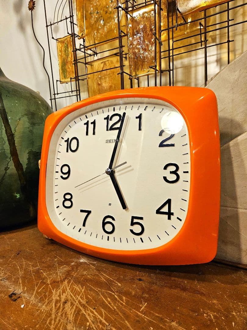 SEIKO 掛け時計 昭和レトロ ポップ スペースエイジ ミッドセンチュリー