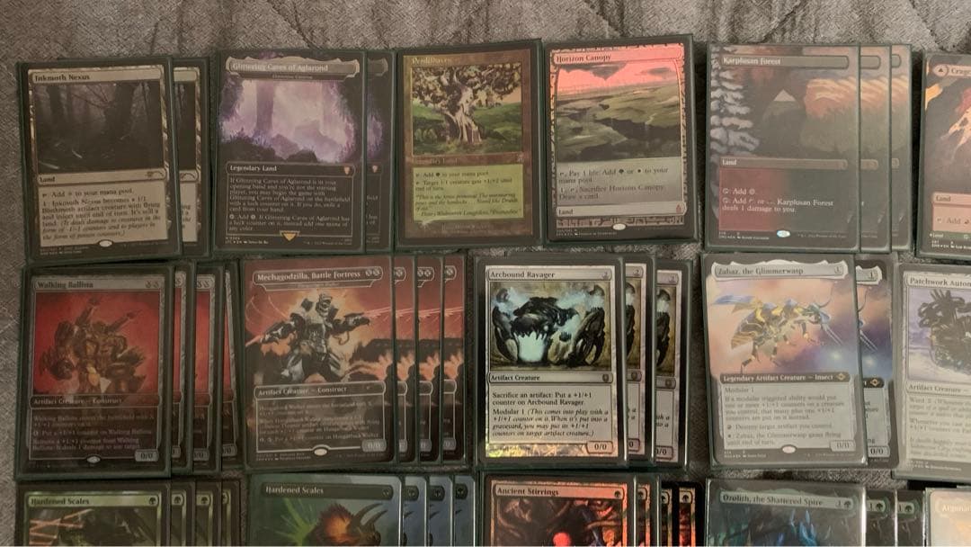 MTG 鱗親和 フルfoil デッキパーツ