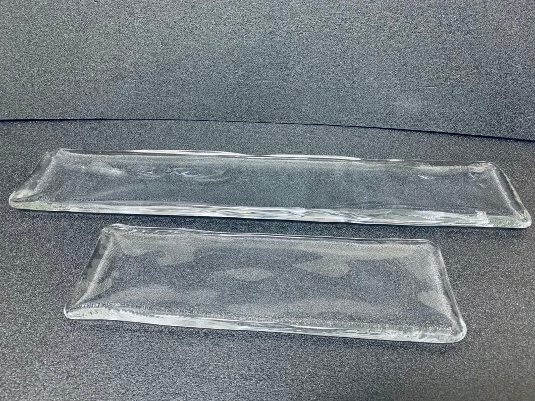 Sghr ロングアシエット：長方形プレート50cm&30cm2枚組箸置き3個