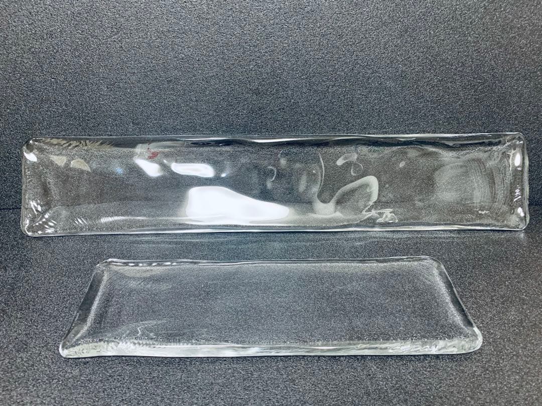 Sghr ロングアシエット：長方形プレート50cm&30cm2枚組箸置き3個