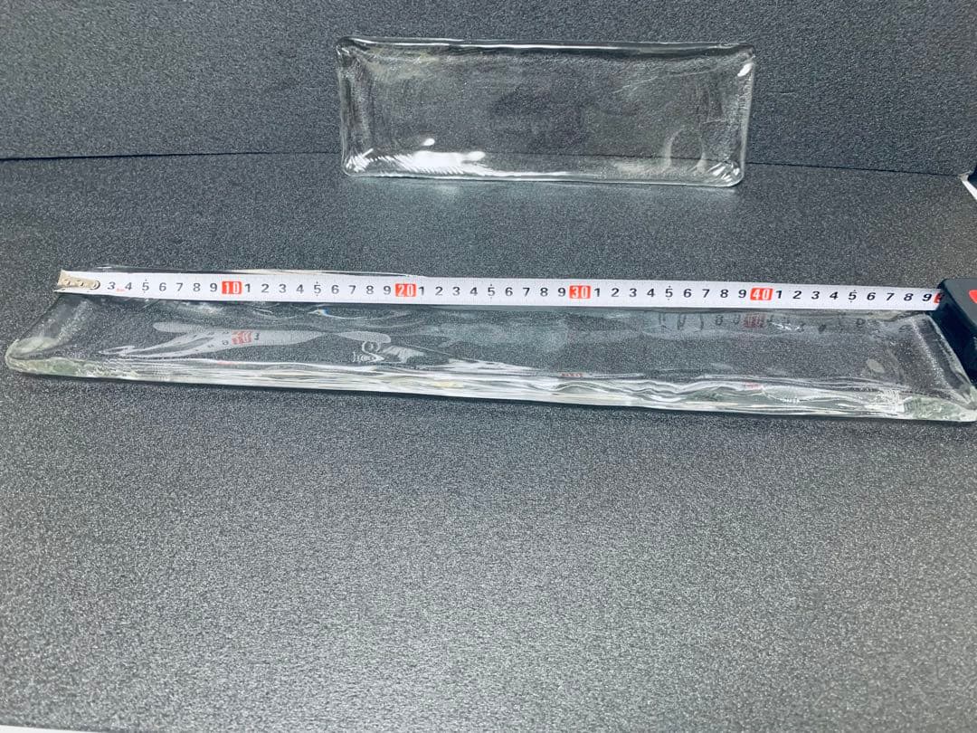 Sghr ロングアシエット：長方形プレート50cm&30cm2枚組箸置き3個