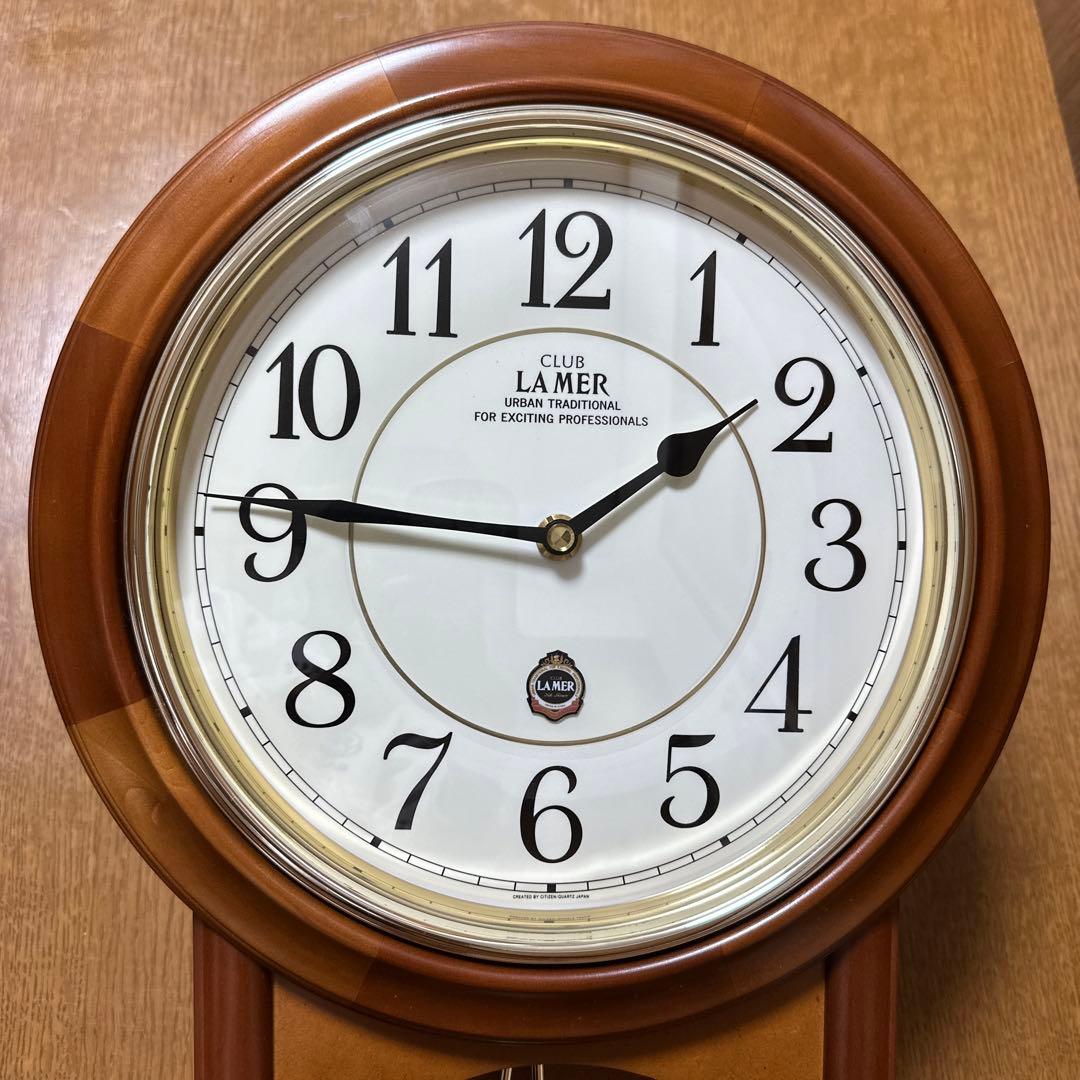 CLUB LA MER クラブラメール 掛け時計 振り子時計 シチズン - メルカリ