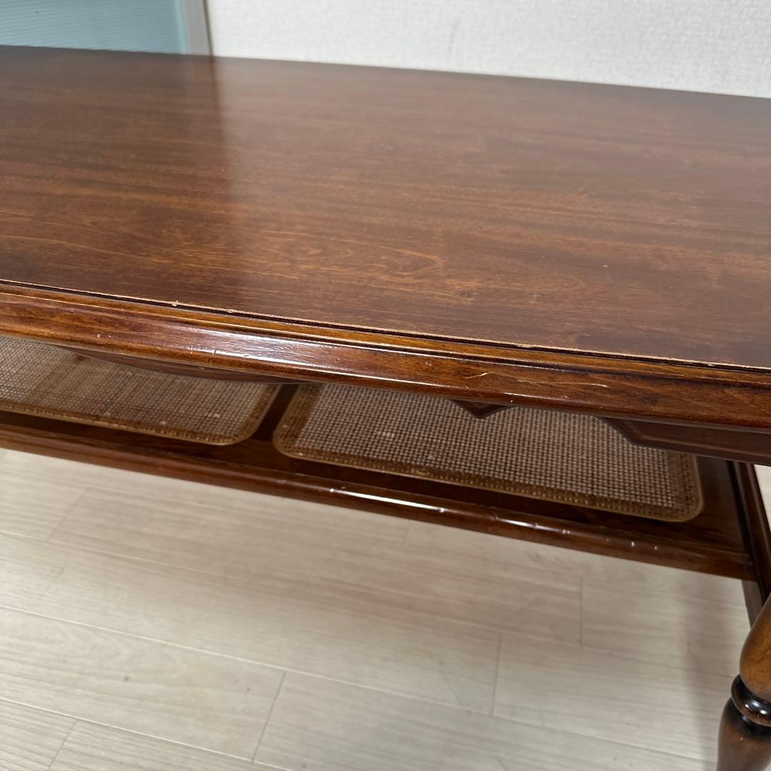 カリモク コロニアル ローテーブル センターテーブル リビングテーブル i1※