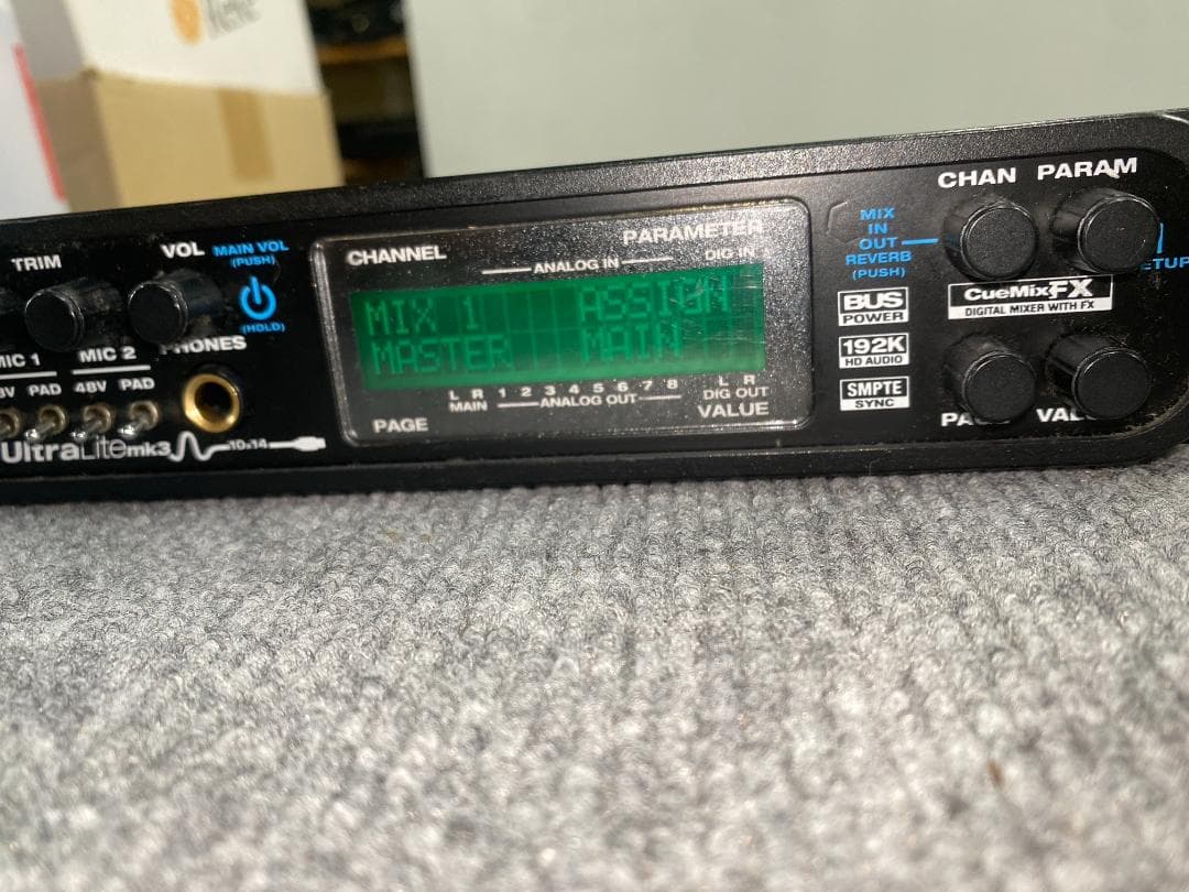 MOTU ultralite mk3 オーディオインターフェース