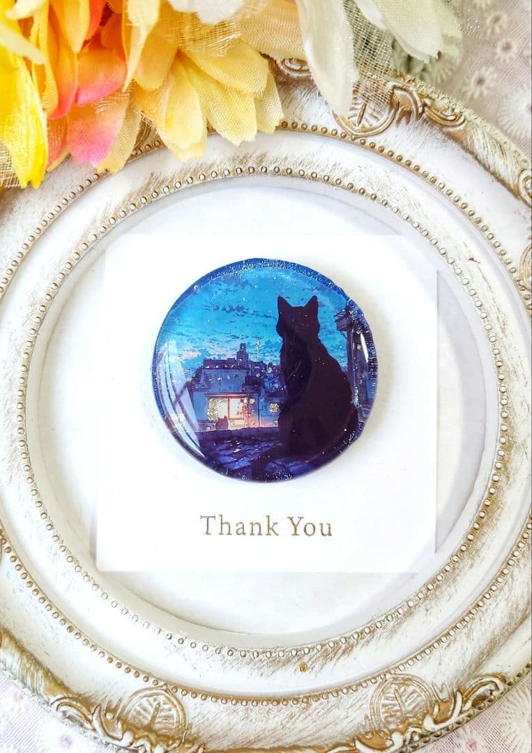 レジン 猫 ヘアゴム ブローチ ポニーフック No.504 - メルカリ