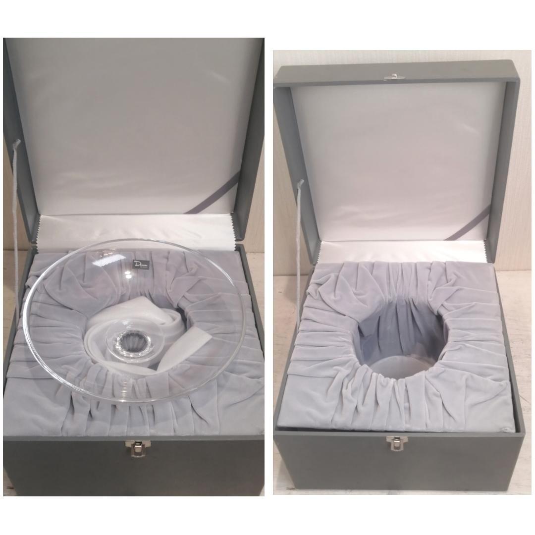 ☆【新品未使用】 Daum コンポート 箱付き クリスタルガラス ガラス