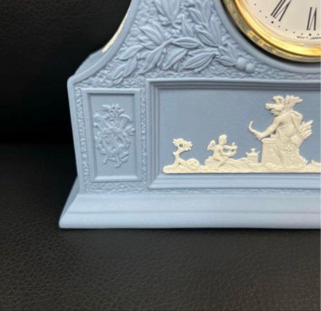 月末限定価格［極美品］未使用Wedgwoodジャスパー マントルクロック