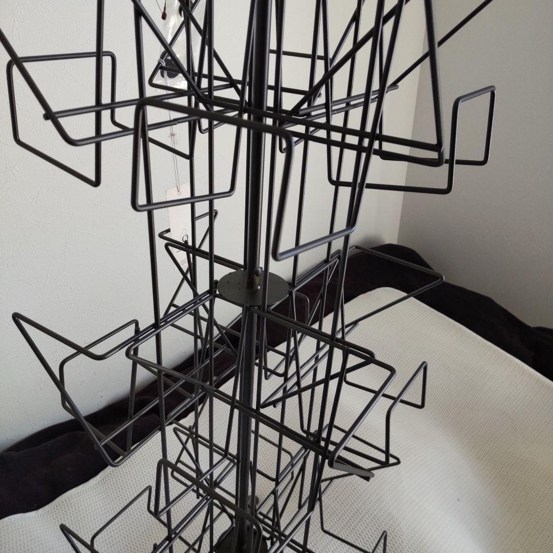 Orbit回転式スチールラック！12ポケット！CD.文庫本等収納！未使用