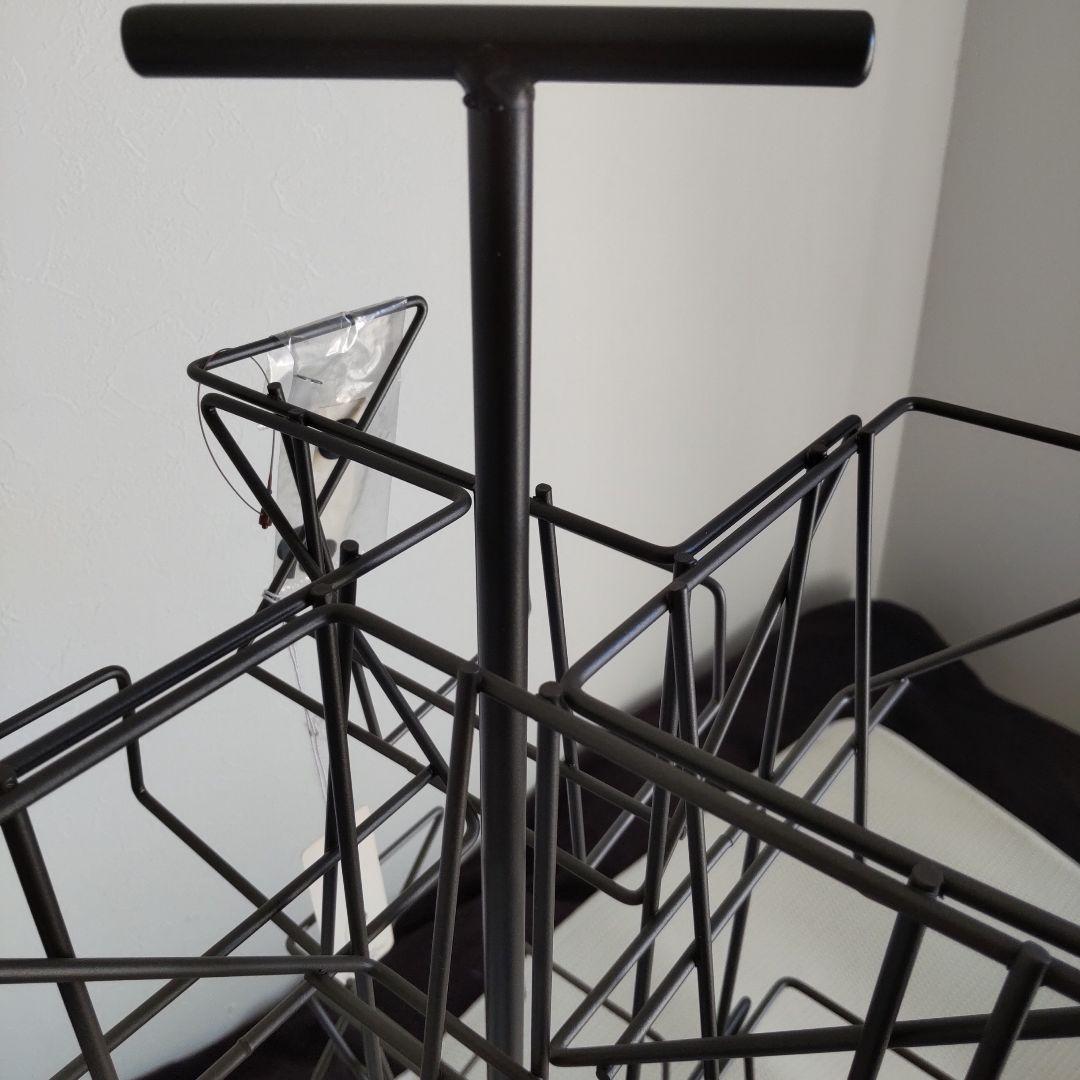 Orbit回転式スチールラック！12ポケット！CD.文庫本等収納！未使用