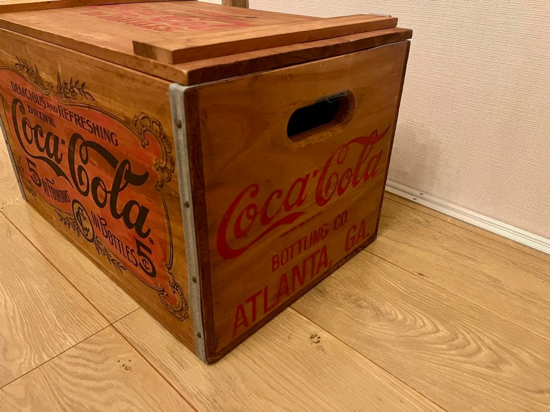 Coca-Cola コカ・コーラ ヴィンテージ 木製ボックス 木箱 アウトドア