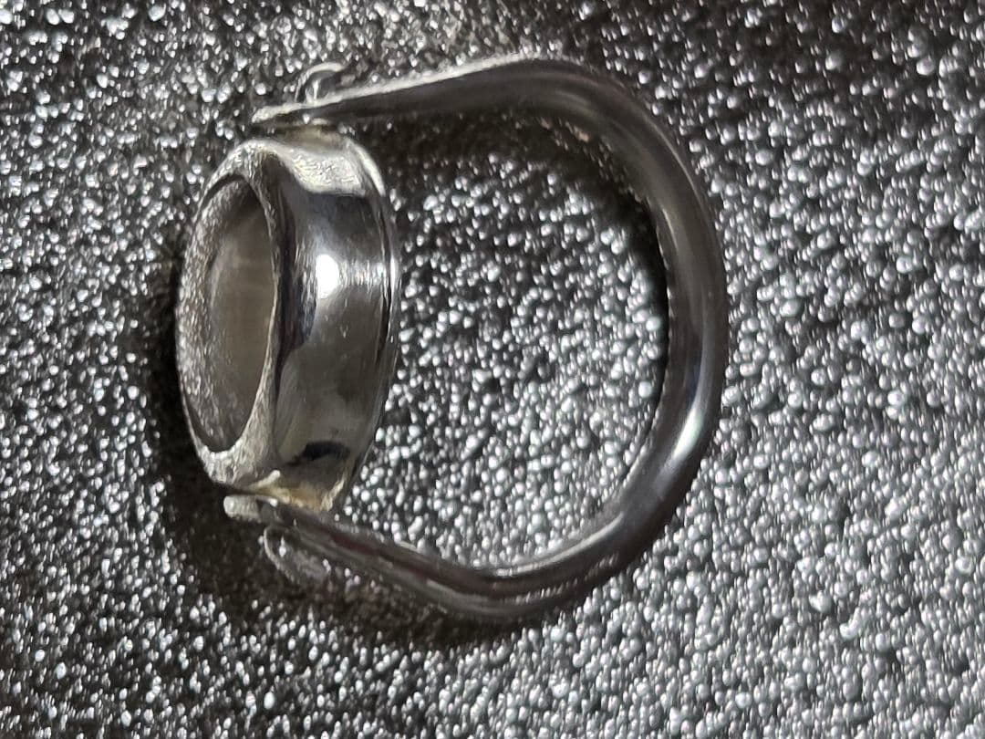 ハンドメイド　シルバーリング　クリアクォーツ　6号