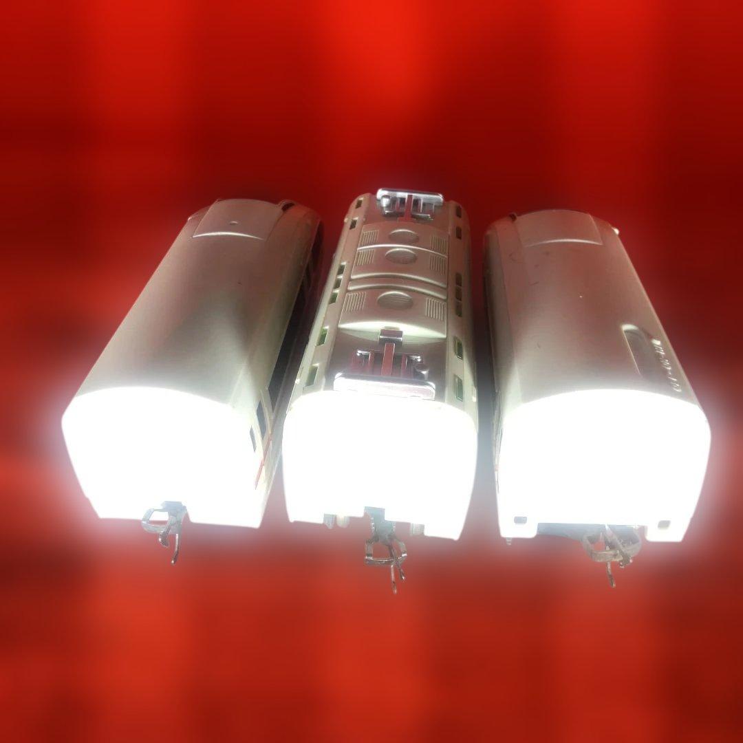 小田急ロマンスカーVSE、プラレール+HOゲージ、動作確認済み、電気機関車、