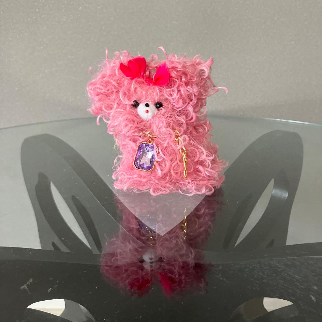 くり　レトロポップ　わんちゃん　ベージュ