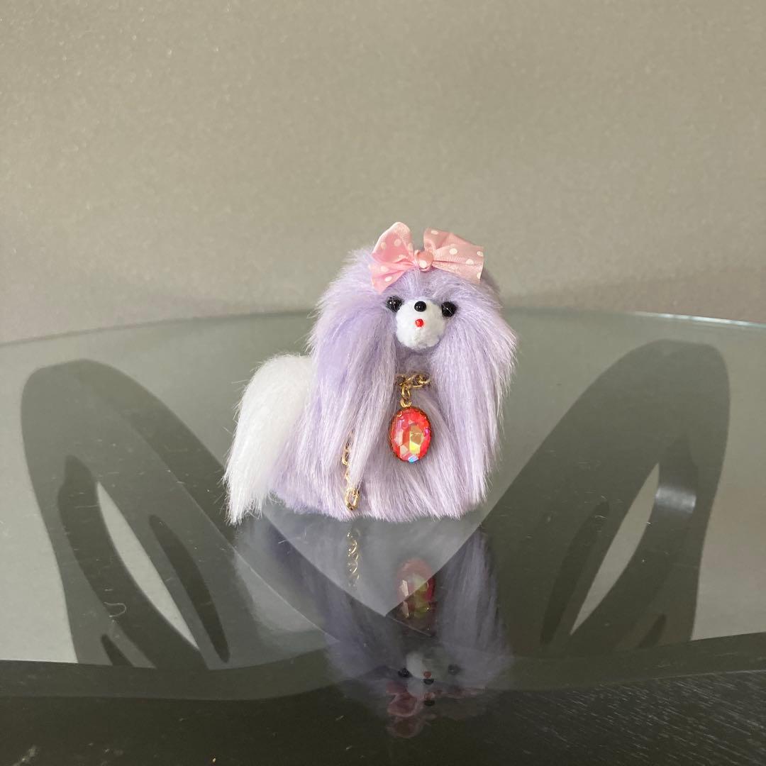 くり　レトロポップ　わんちゃん　ベージュ