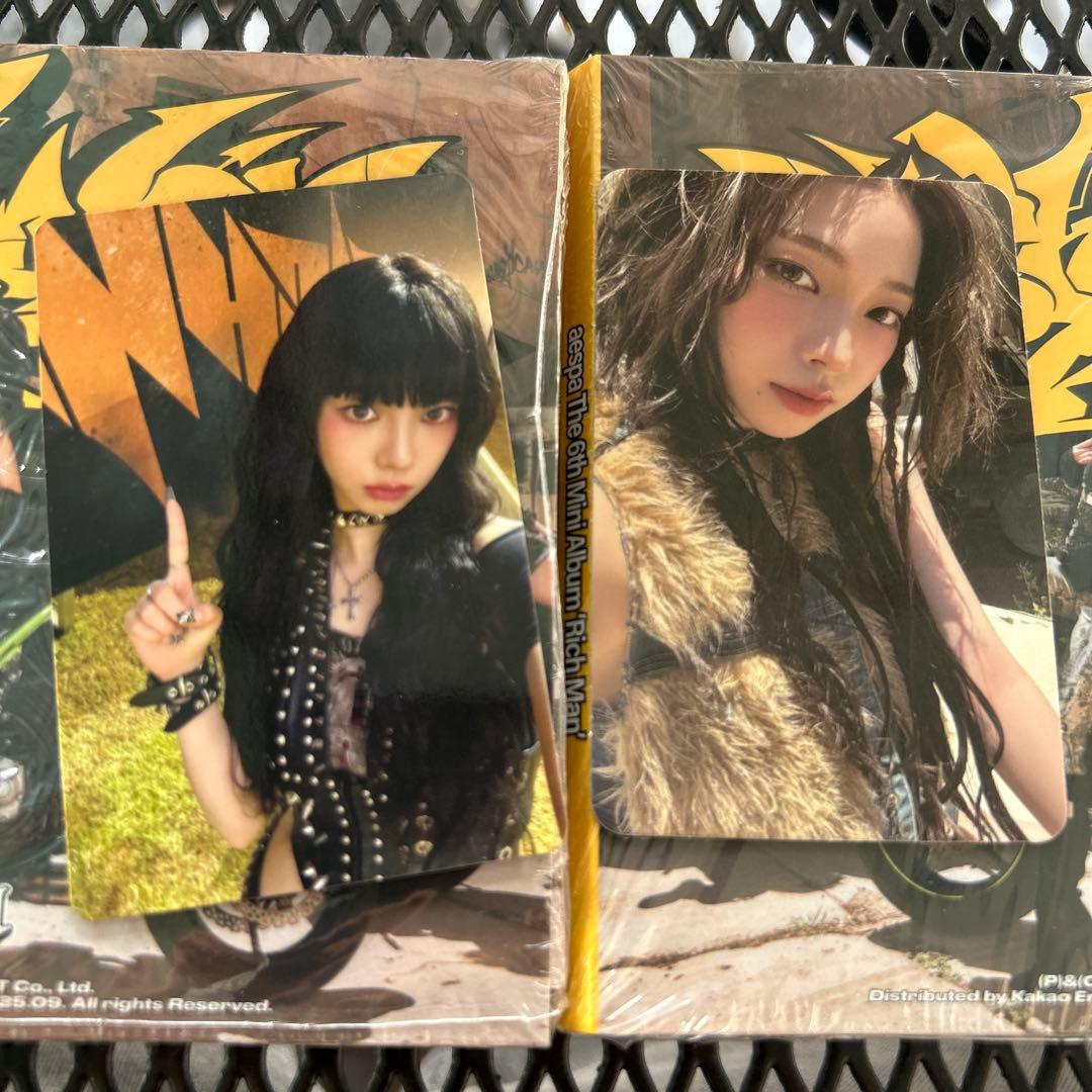 aespa Rich Man カリナ HMV 特典 トレカ セット ① - メルカリ