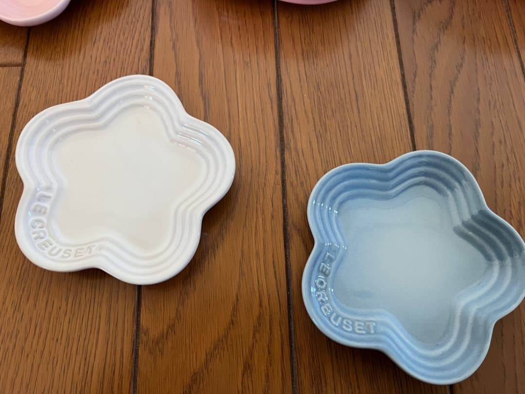 ル・クルーゼのフルールセット　ラムカンフルール　お重　S Sサイズ　レア