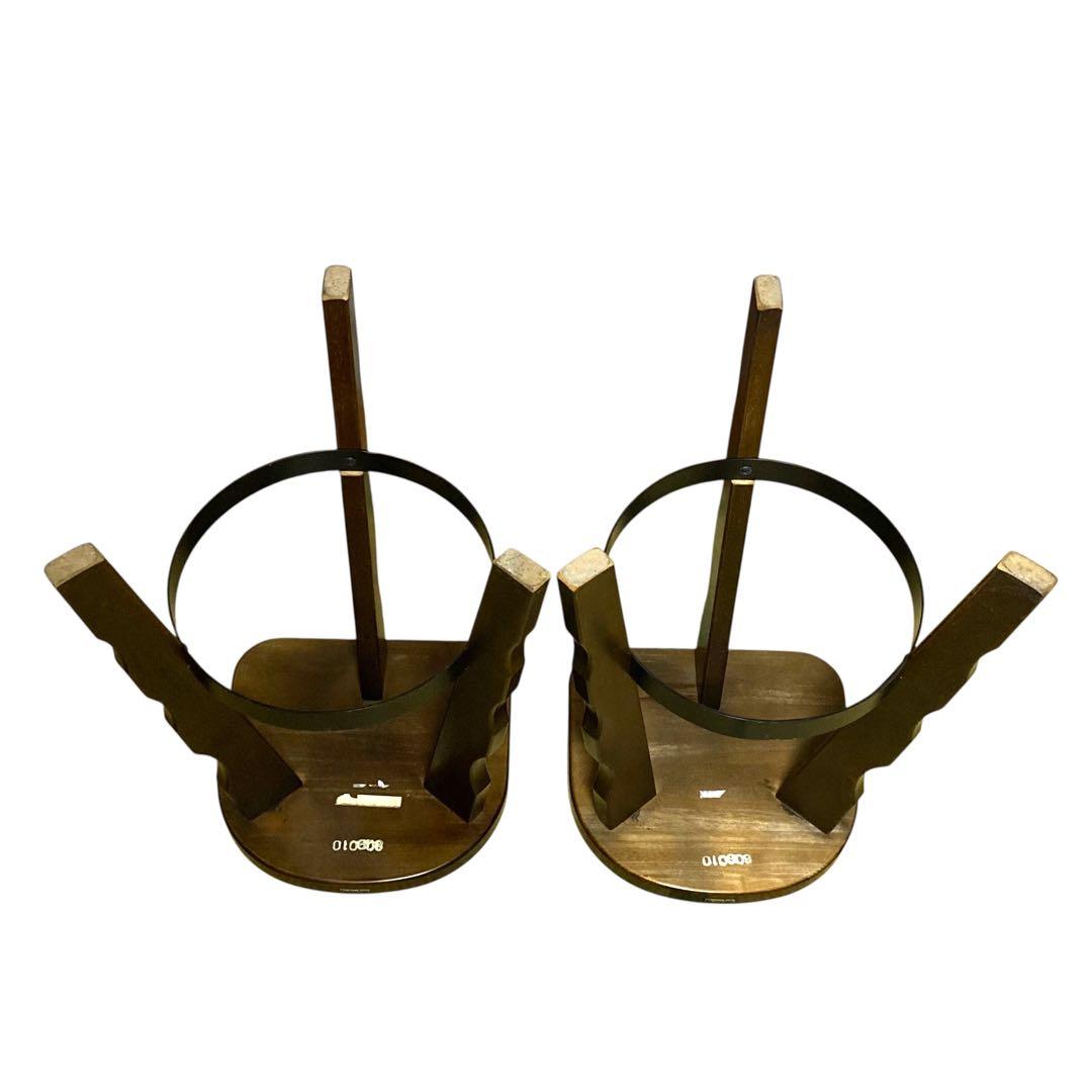 ②【ヴィンテージ】カリモク ルスティック ハイチェア バースツール スツール