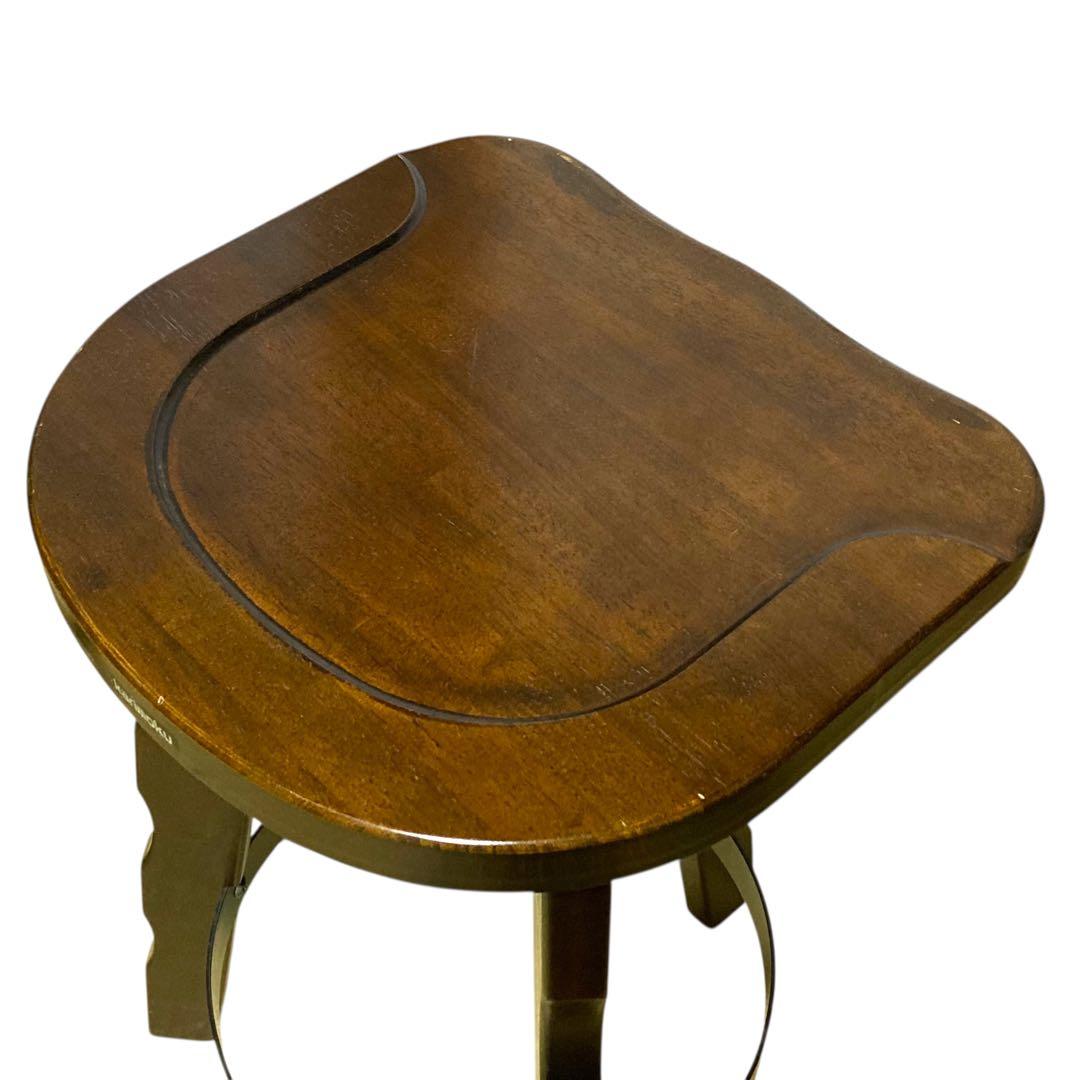 ②【ヴィンテージ】カリモク ルスティック ハイチェア バースツール スツール