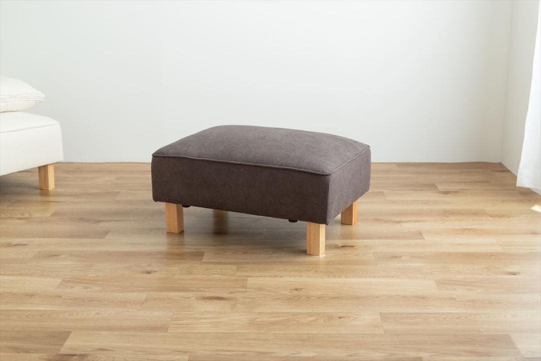 【送料無料】Cindy オットマン ソファ 天然木 Sバネ スツール