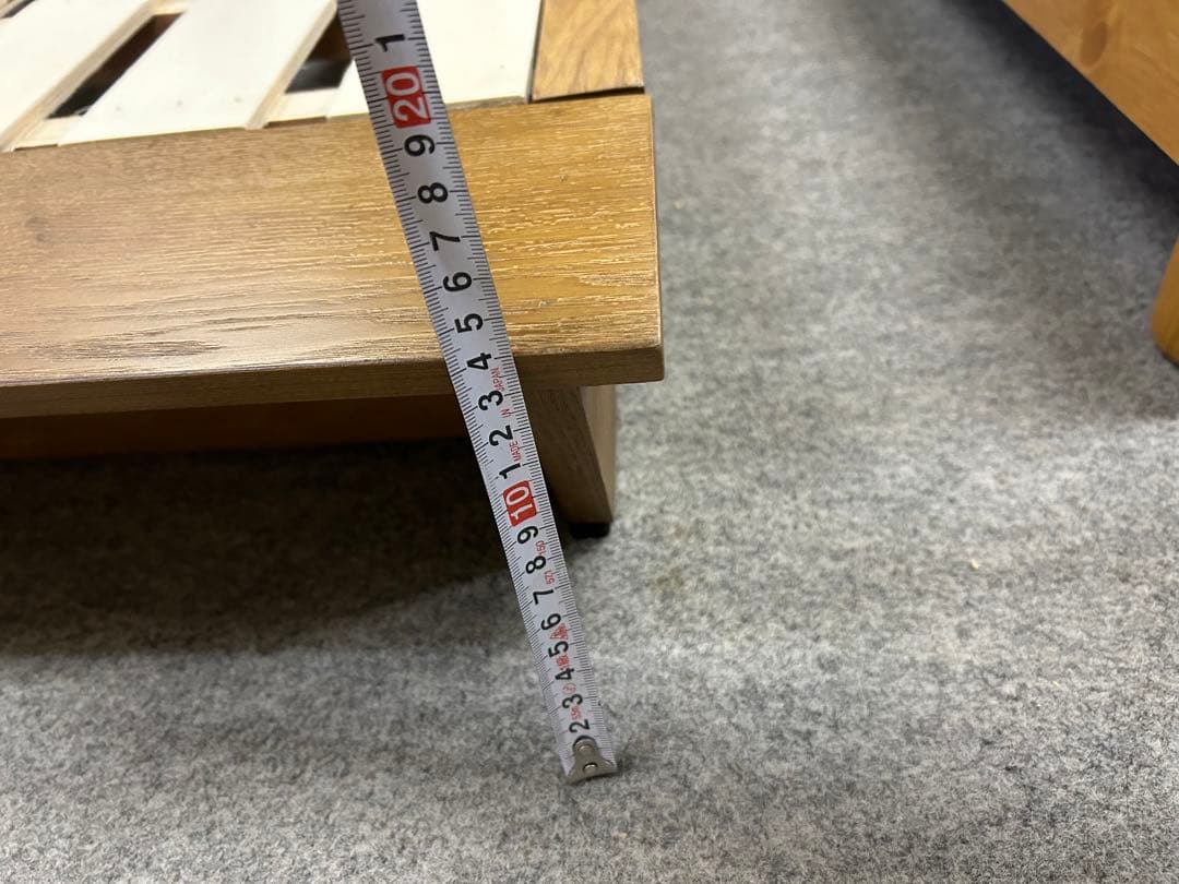 木製 すのこベッド　ロータイプ