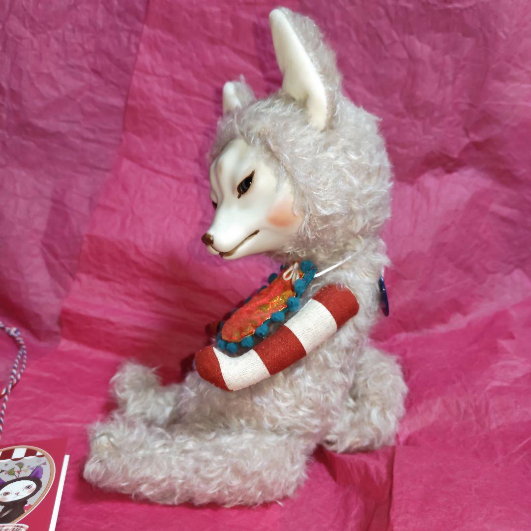 おにんぎょう屋 葉様作 狗神様 作家ぬいぐるみ アーティストベア 作家テディベア