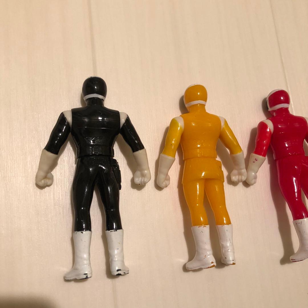5体セット】電磁戦隊メガレンジャー 1997 当時物 ソフビ バンダイ