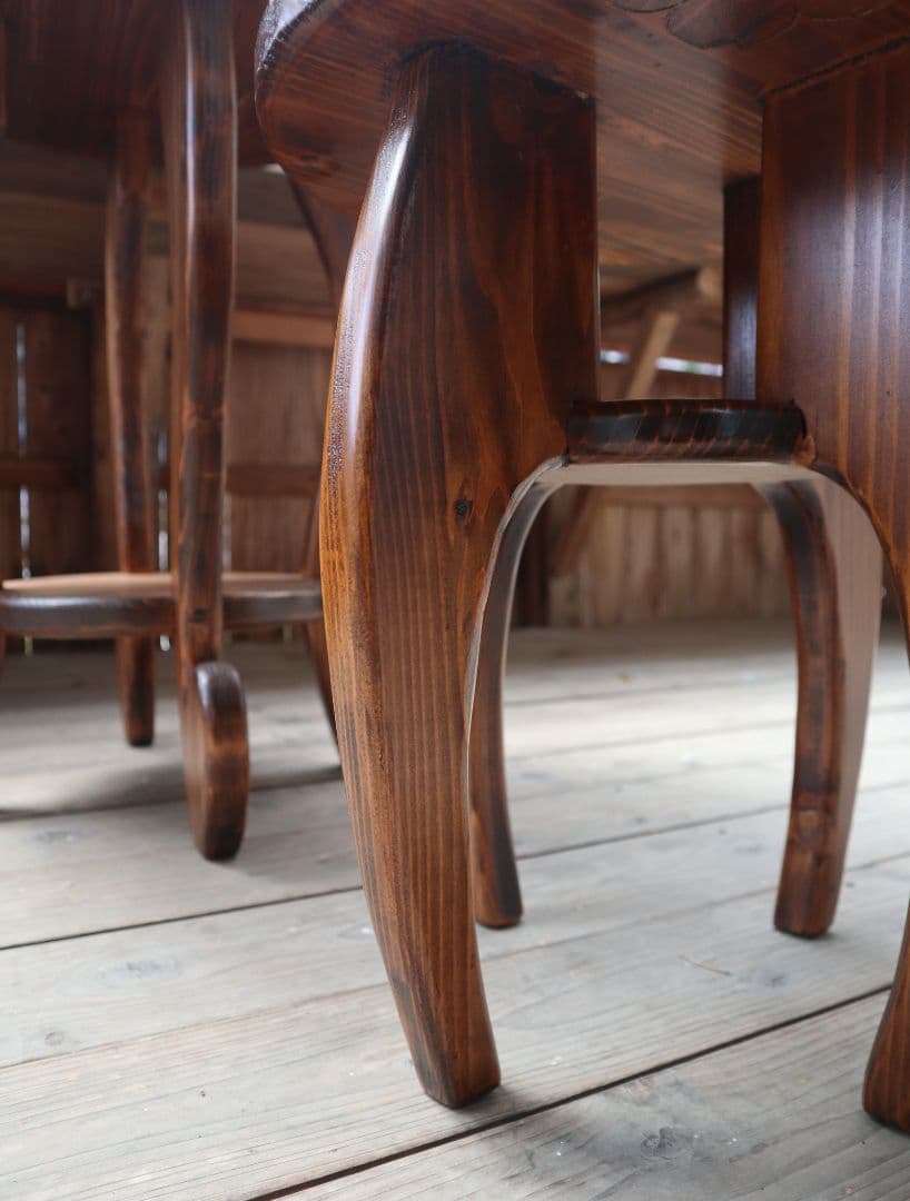 桜のチェア兼花台(一脚)　吉野杉　奈良県　手作り