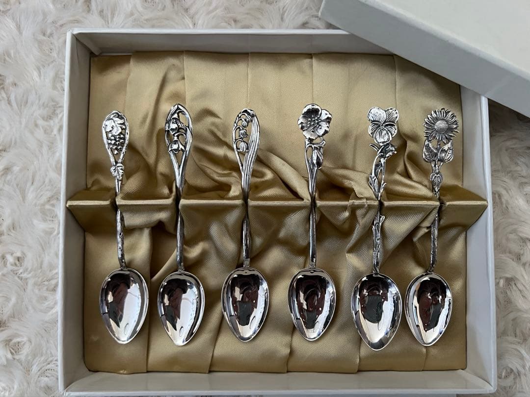 クリストフウィドマン　誕生花　スプーンセット〈６本セット〉silver 835