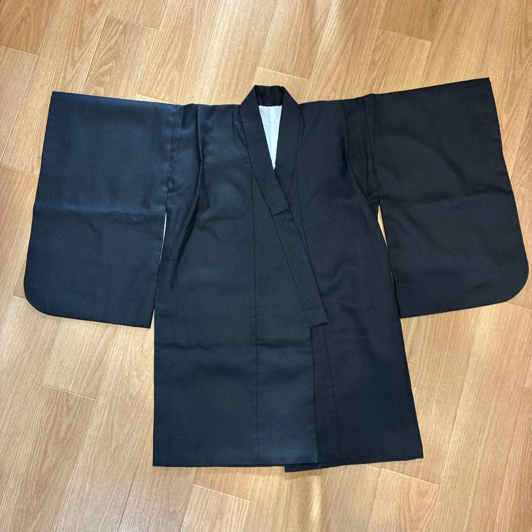 【七五三】羽織　袴　着物　小物セット　５歳　男の子　グリーン　緑