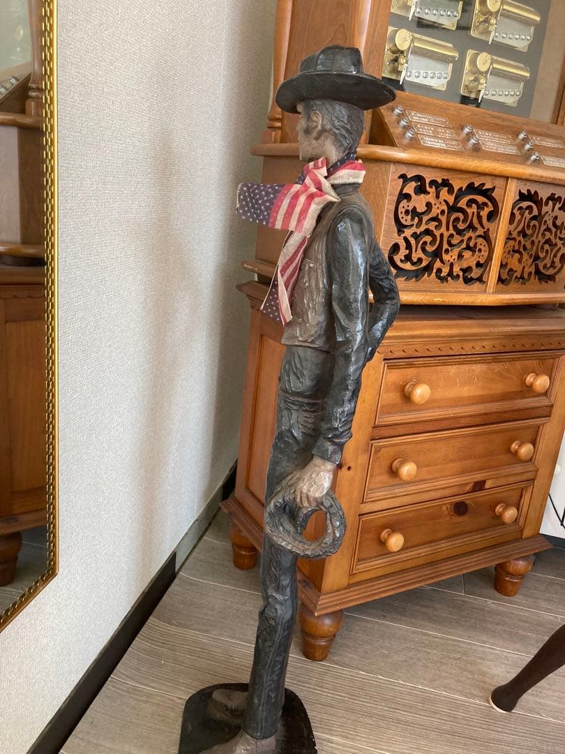 アンティーク　カウボーイ像 約96cm オースティン　ビンテージ