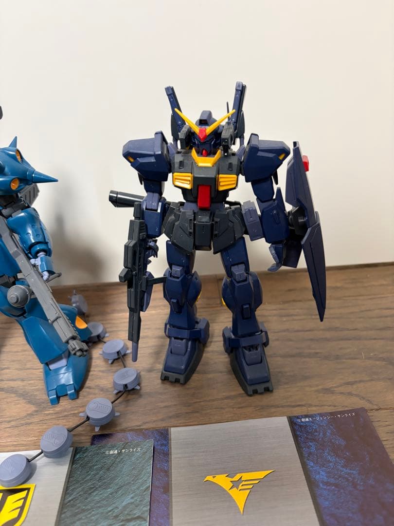 MG グフカスタム、ケンプファー、ガンダムMk-Ⅱ ジャンク