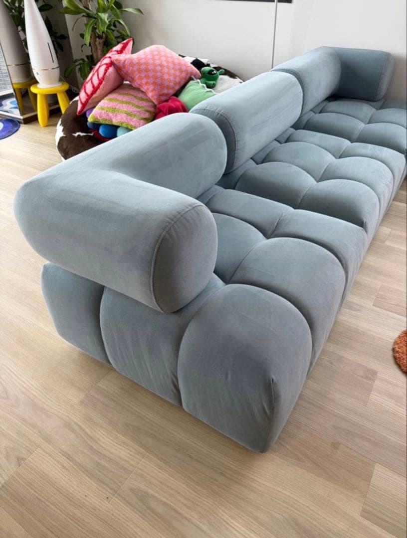 フランフラン パフィソファ 3人掛け 中央パーツ 美品