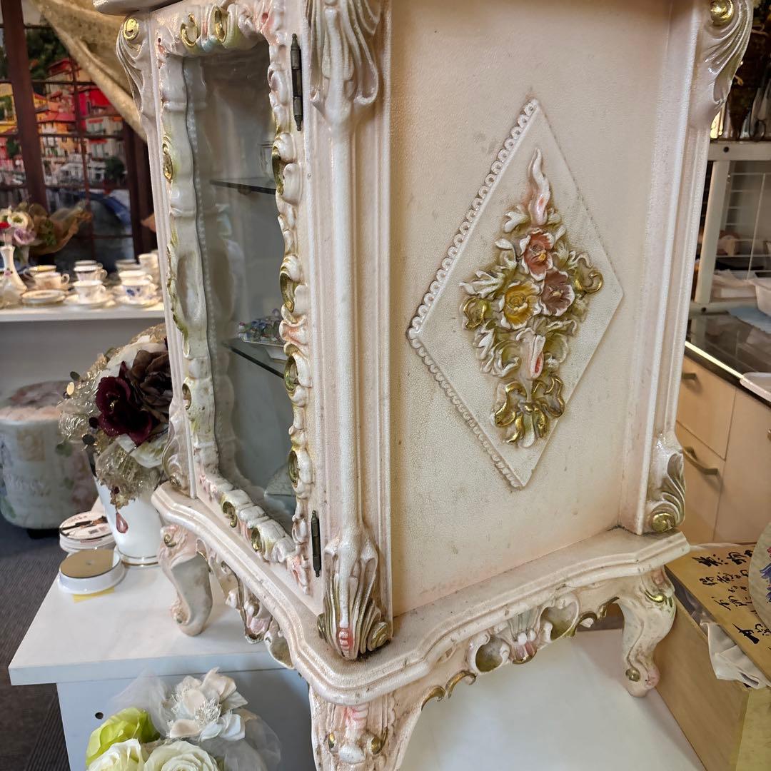 ロココ調　輸入家具　姫系プリンセスキャビネット