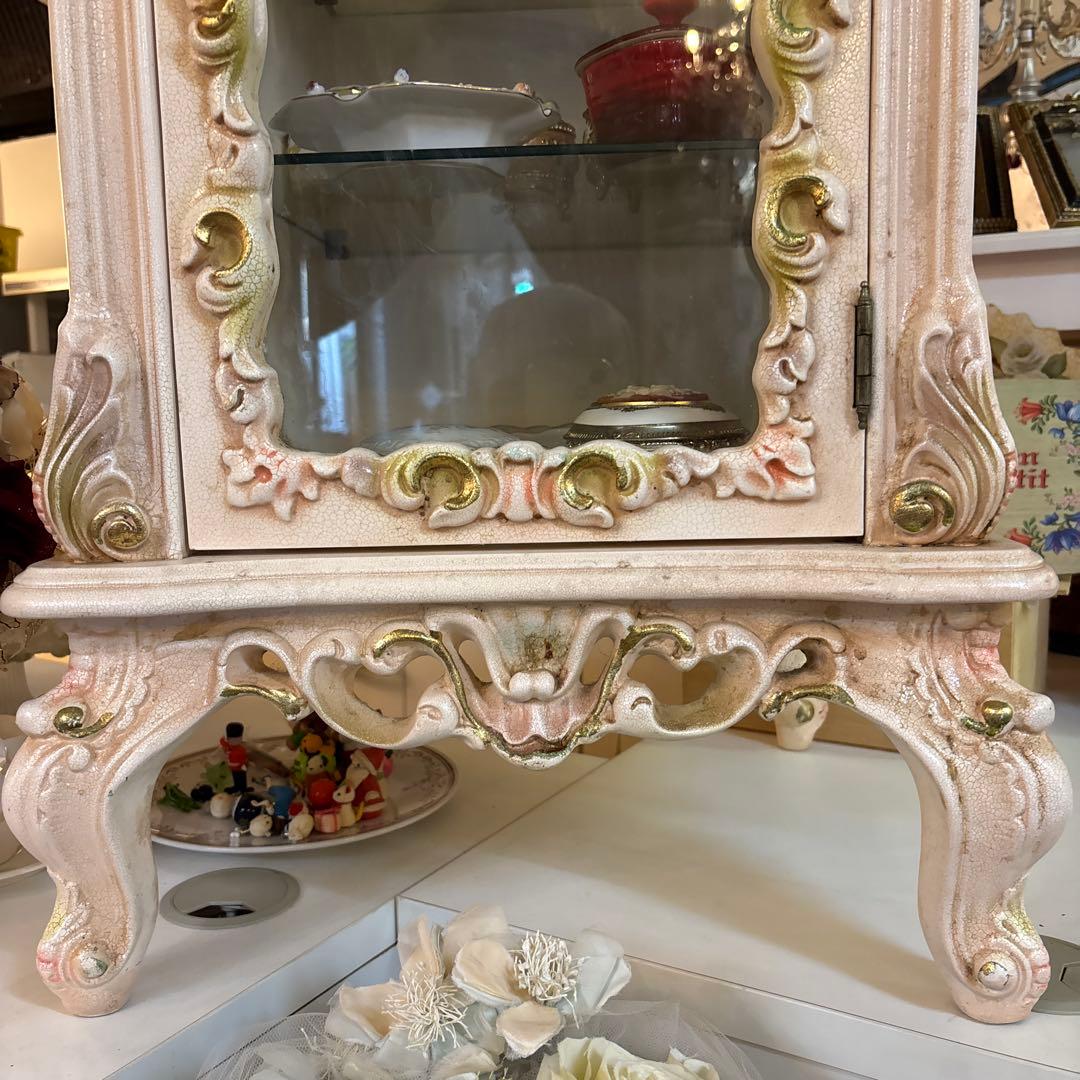 ロココ調　輸入家具　姫系プリンセスキャビネット