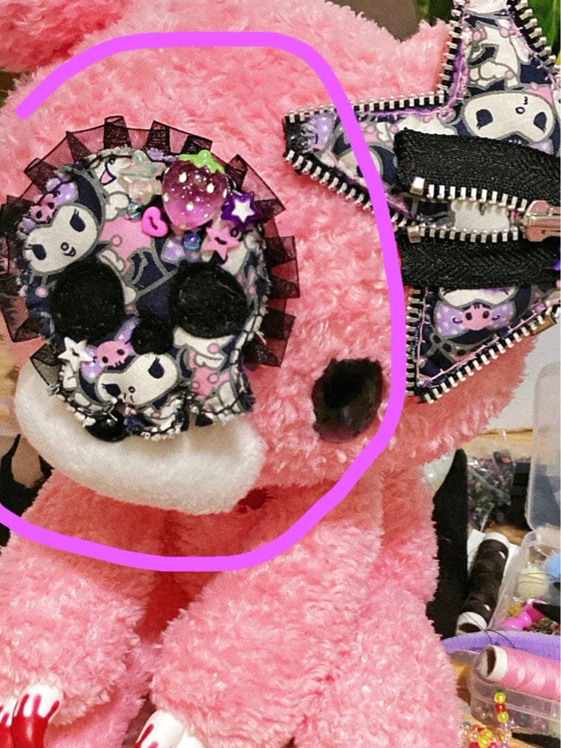 Y2K パンク ヘアピン スカル