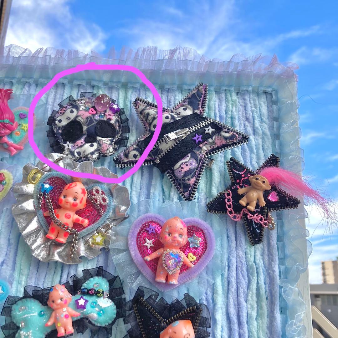 Y2K パンク ヘアピン スカル