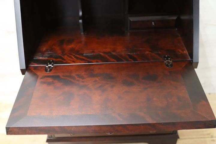 GMFS19○北海道民芸家具 ライティングビューロー デスク 机 勉強机 書斎机