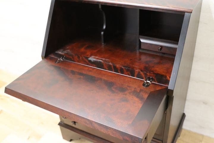 GMFS19○北海道民芸家具 ライティングビューロー デスク 机 勉強机 書斎机