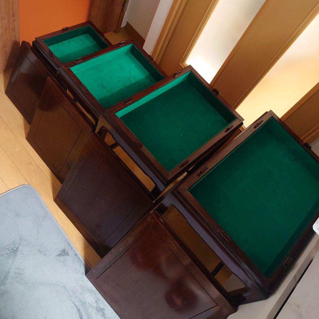 値下げ！！アンティーク木製ネストテーブル 4点セット