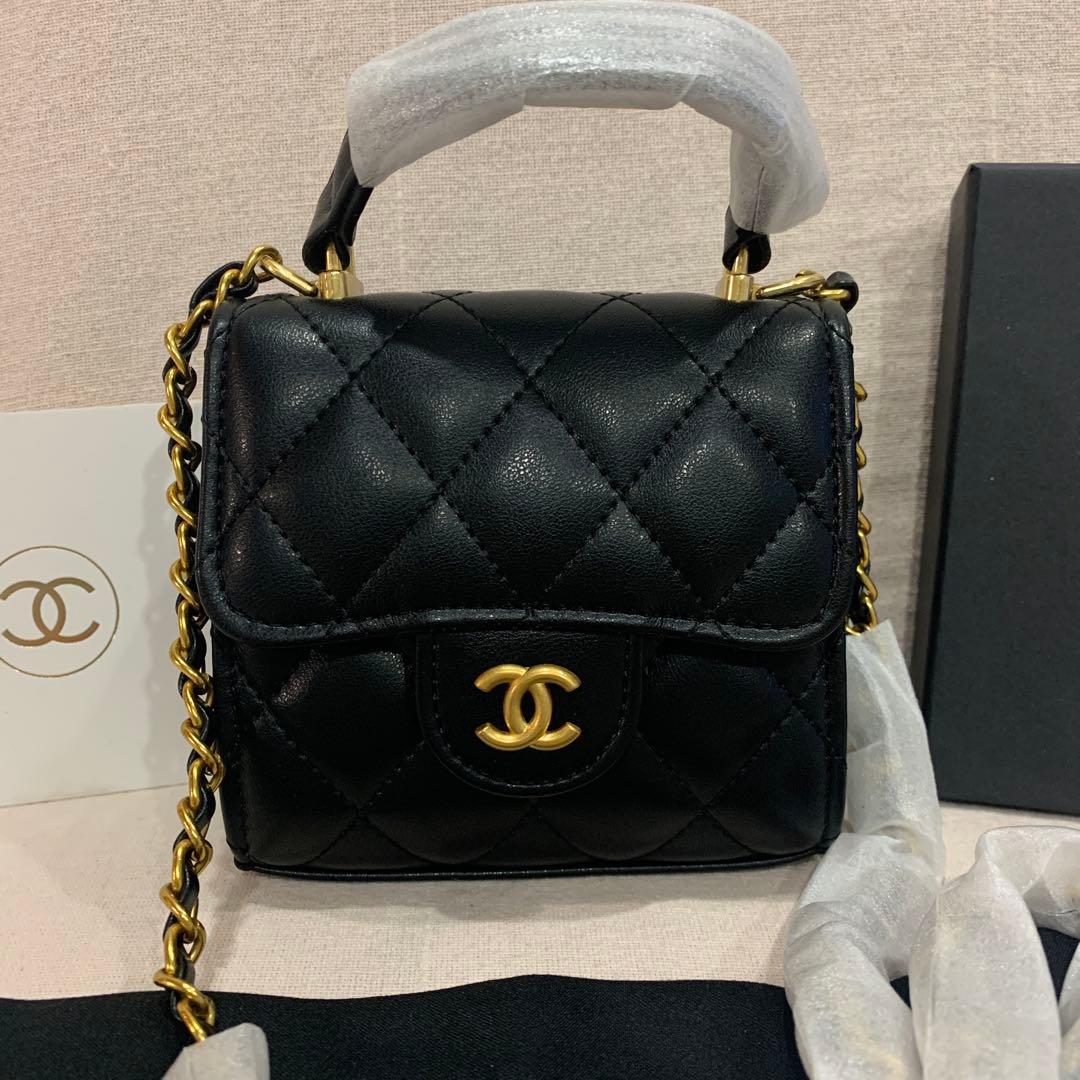 シャネル ブラック ミニバッグ チェーンショルダー　ノベルティ新品