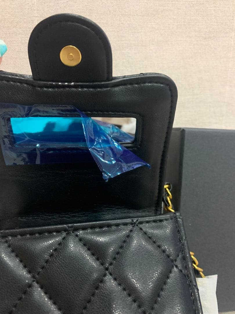 シャネル ブラック ミニバッグ チェーンショルダー　ノベルティ新品