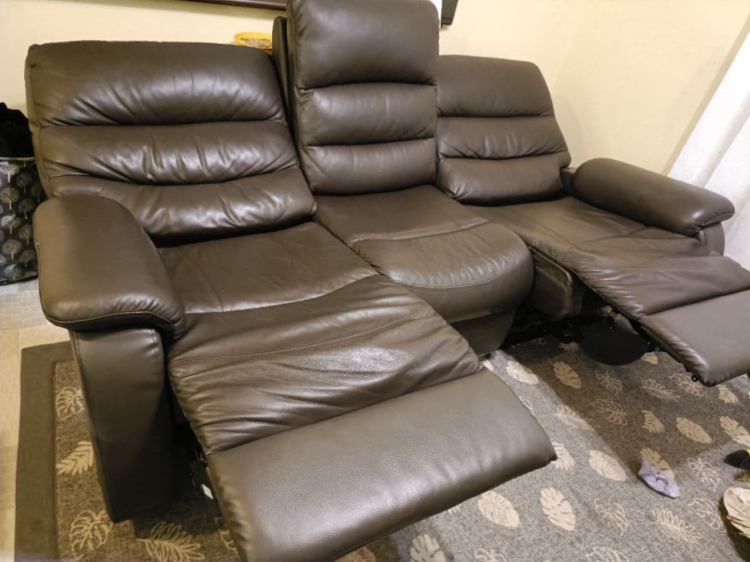 NITORI 3人用電動リクライニングソファ