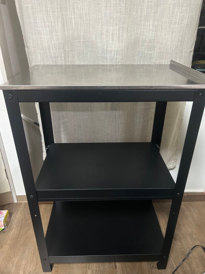 イケア　ikea グリルシェール　極美品　キッチンラック　シェルフ　調理台