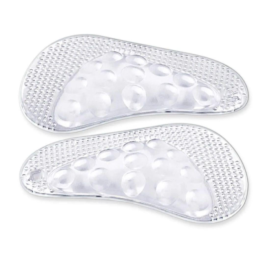 足用アーチサポーター 透明 クリア 男女兼用 柔らかい 土踏まず