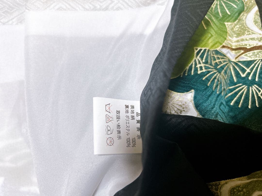 本格正絹♡七五三　3歳　男の子　フルセット　一式　黒系　鷹　被布