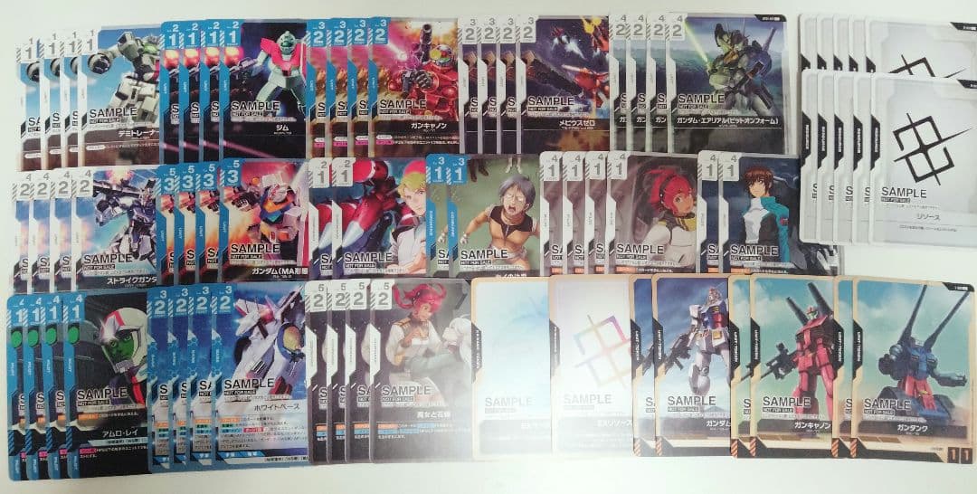ガンダムカードゲーム 青白デッキ デモデッキ体験会 非売品 サンプル