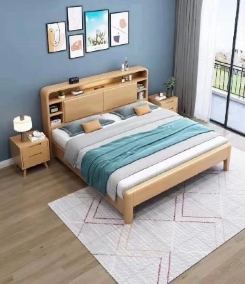 ラグジュアリーモダン ベッド キングサイズ