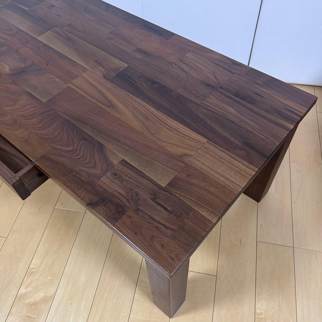 関家具　オーズⅢ センターテーブル 幅105cm ウォールナット　天然木引き出し