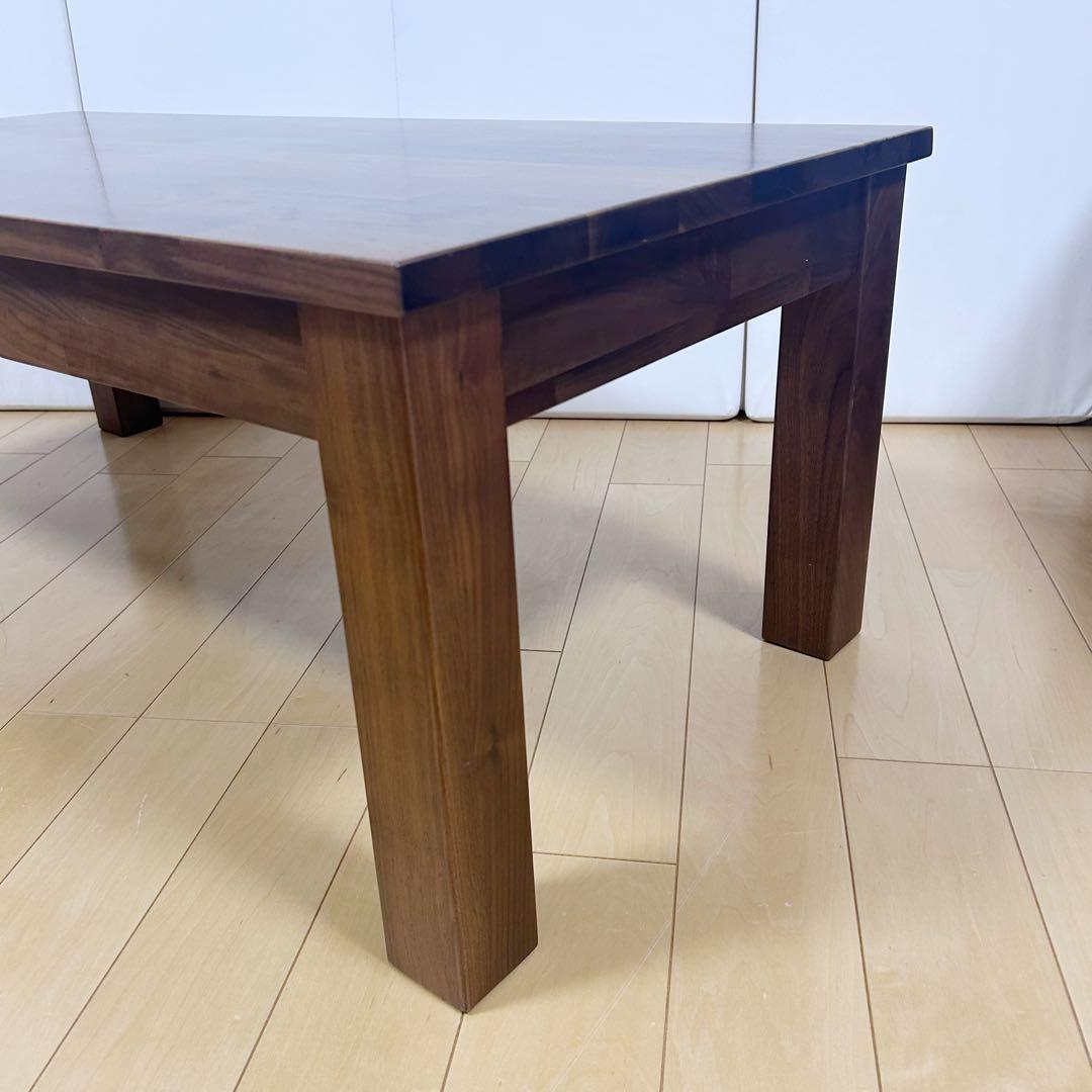 関家具　オーズⅢ センターテーブル 幅105cm ウォールナット　天然木引き出し