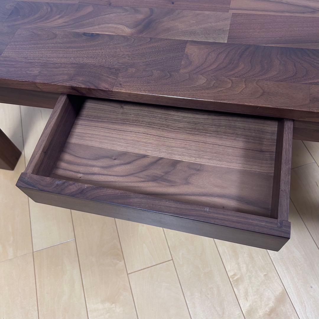 関家具　オーズⅢ センターテーブル 幅105cm ウォールナット　天然木引き出し